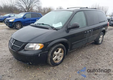 2005 Dodge Grand Caravan Sxt из США, поврежденный, VIN 2D4GP44L35R193492